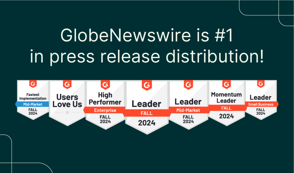 GlobeNewswire by Notified, G2 Press Release Distribution Leader