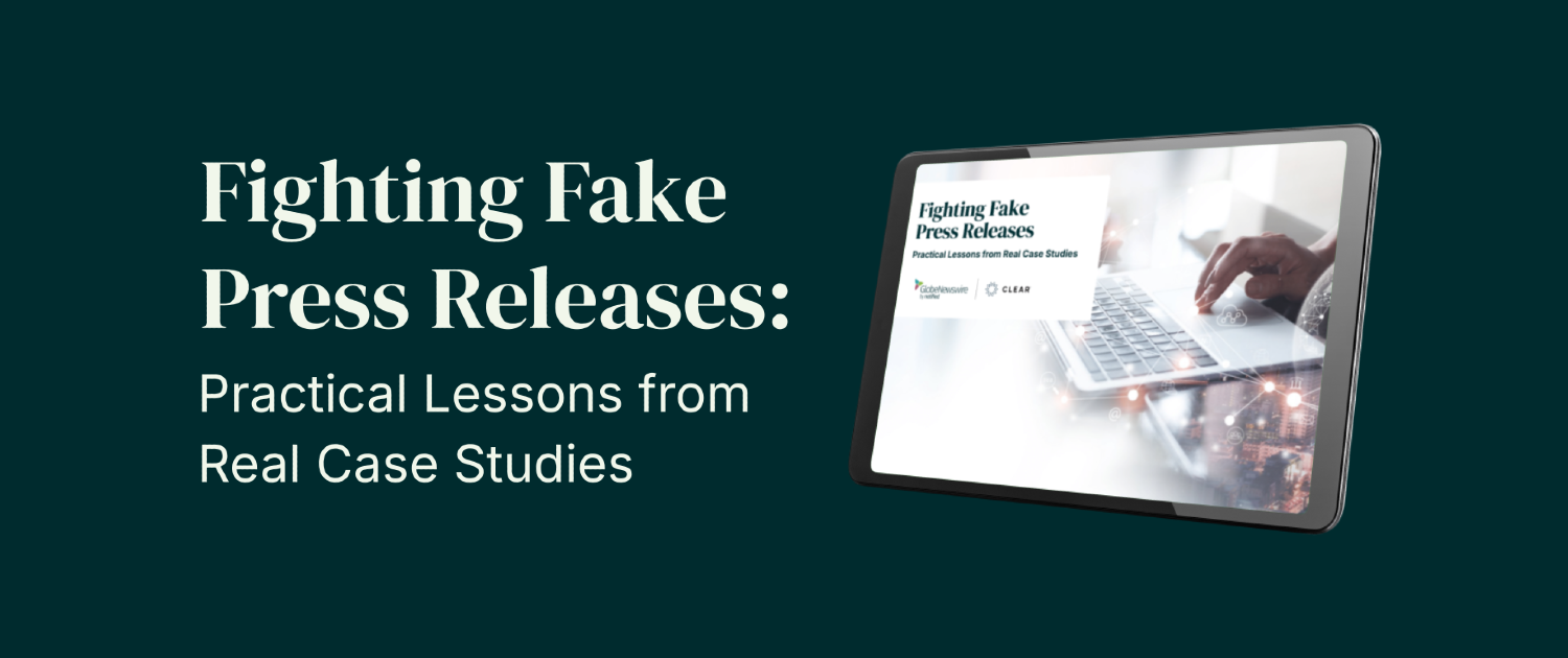 [New White Paper] How To Fight Fake Press Releases