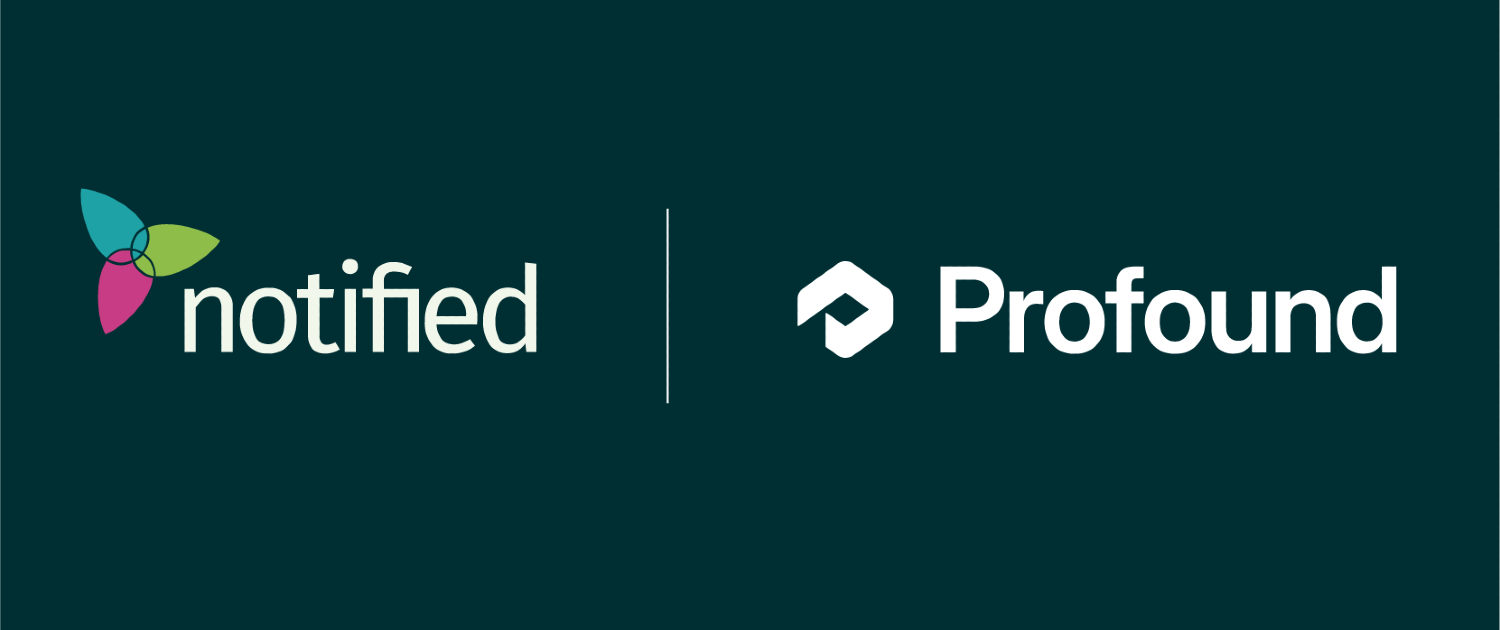 Notified and Profound AI Logos